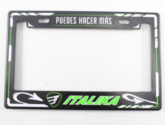 1 Portaplacas Grande Moto Italika 22x14 en Toluca (Municipio)
