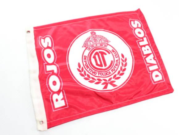 Bandera Diablos Rojos 37x27 Nueva Coche Ventana