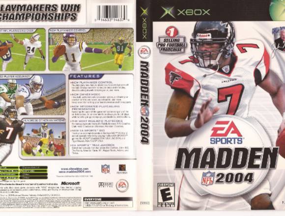 Madden Nfl 2004 Xbox Clasico Usado en Toluca (Municipio)