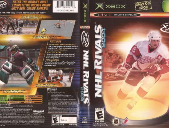 Nhl Rivals 2004 Hockey Xbox Clásico Jueg Al 100% en Toluca (Municipio)