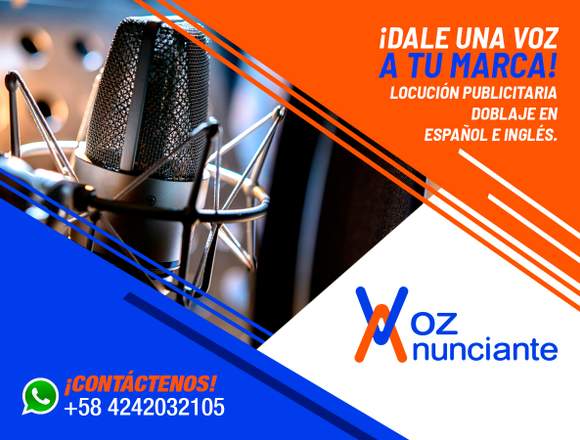 VOZ ANUNCIANTE: LOCUCIÓN PUBLICITARIA en Pichincha (Cantón)