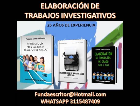 TRABAJOS ACADÉMICOS Y CIENTÍFICOS en Bogotá, D.C. (Municipio)