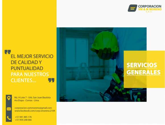 servicios generales en Lima (Lima 1) (Distrito)
