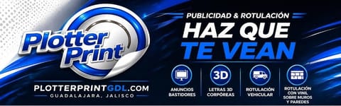 VINIL, IMPRESIÓN Y ROTULACIÓN PROFESIONAL PARA EMPRESAS Y NEGOCIOS en Guadalajara (Municipio)
