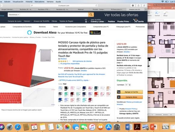 Cubierta para teclado de Macbook 15 en Santo Domingo de Guzmán (Municipio)