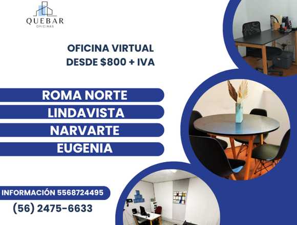 Domicilio fiscal y comercial que genera confianza en Benito Juárez (Municipio)