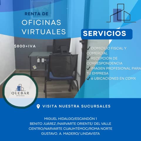 OFICINAS VIRTUALES CUAHUCTEMOC en Benito Juárez (Municipio)
