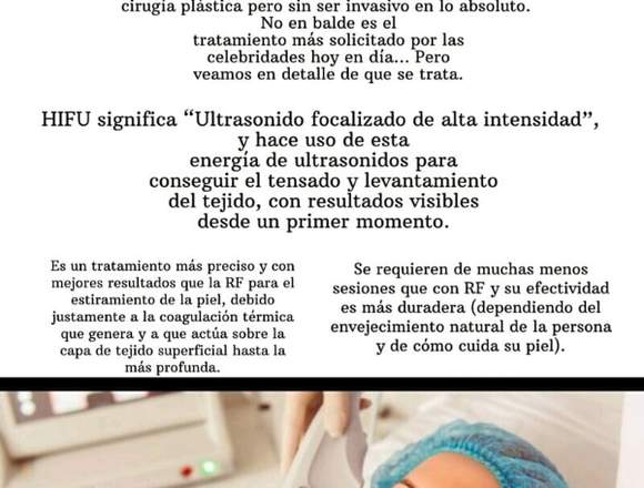 HIFU-SKIN Equipo facial y corporal en Santa Marta (Municipio)