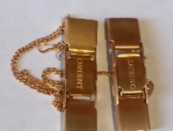 Carpeta para reloj. Manillas, pulceras baño en oro en Bogotá, D.C. (Municipio)