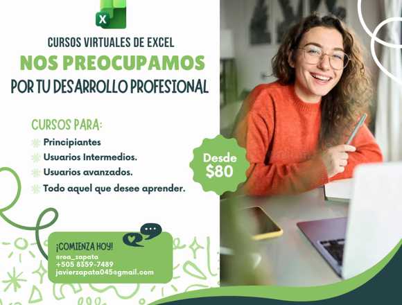 Clases en linea de Microsoft Excel