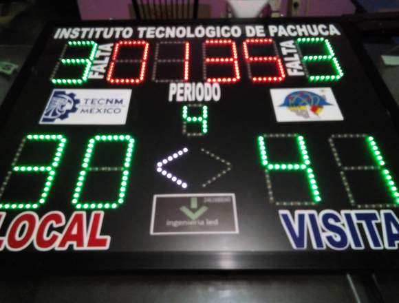 TABLEROS ELECTRÓNICOS PARA BASQUETBOL, FUTBOL, ETC en Tlaxcala (Municipio)