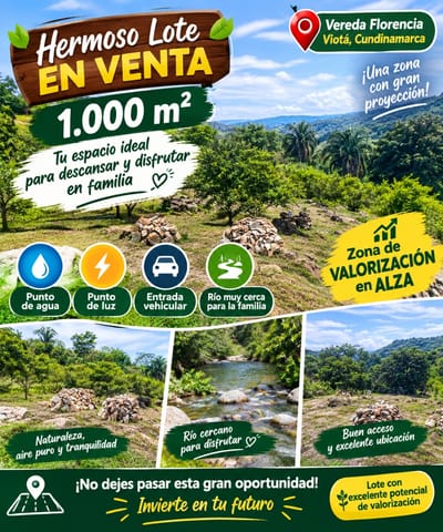 Lote Campestre en Venta en Viotá