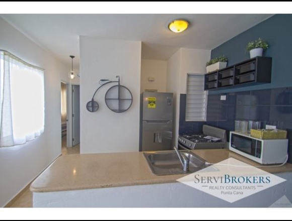 Bavaro - Punta Cana Condo For Long Term Rent 2 Bedrooms. CY-104