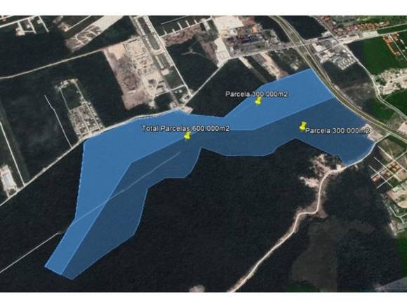 Terreno 600.000 m2 con 450ml Frente Boulevard en Higüey (Municipio)