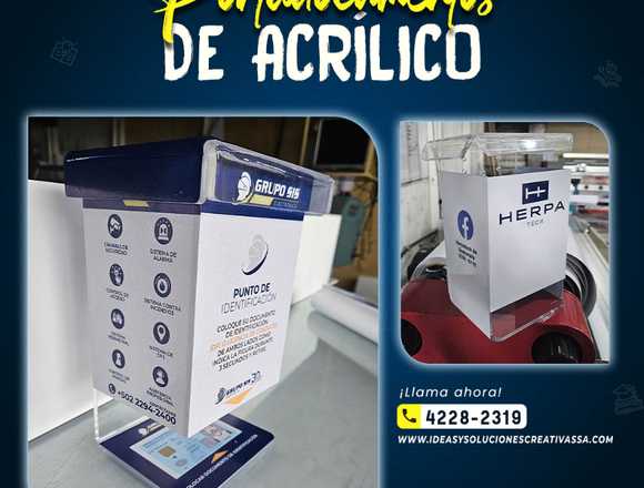 PORTA DOCUMENTOS DE ACRILICO en Ciudad de Guatemala (Municipio)