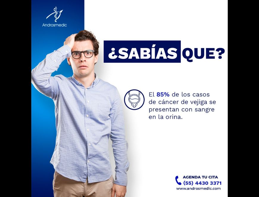 ¿Sabías el cáncer de vejiga es común en hombres?