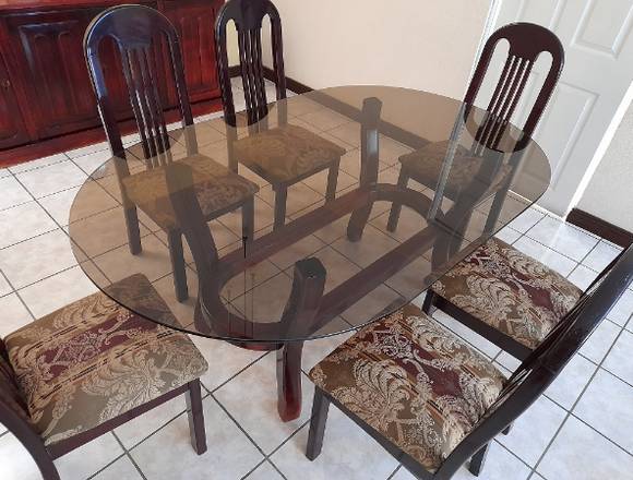 Vendo amueblado de comedor para 6 personas en Ciudad de Guatemala (Municipio)