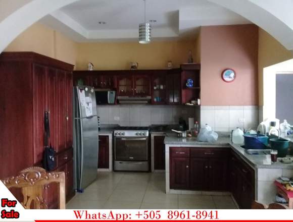 VENTA DE CASA CÉNTRICA EN MASAYA-NICARAGUA.