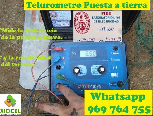 ALQUILER TELUROMETRO CERTIFICADO CEL 969 764 755 en San Borja (Lima 41) (Distrito)