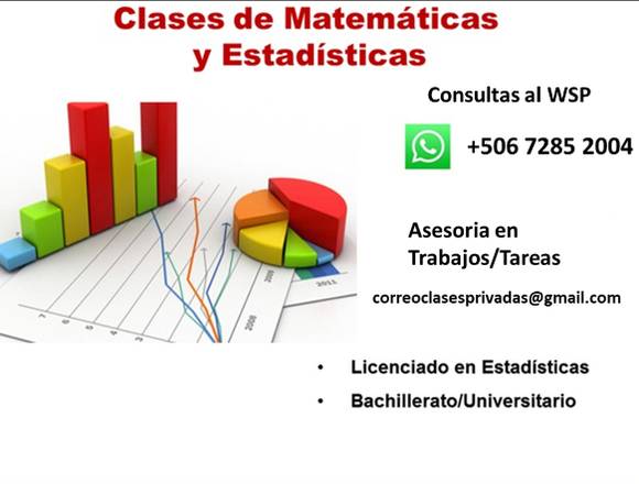 Asesorias y clases de estadísticas y matemáticas en Las Rozas de Madrid (Municipio)
