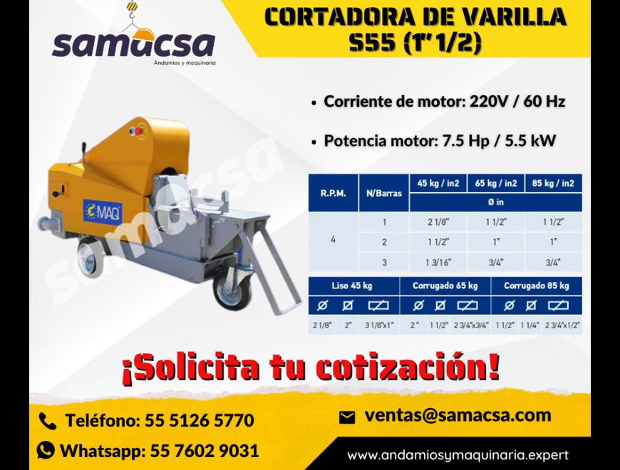 CORTADORA DE VARILLA