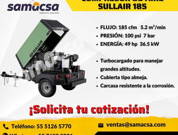 Compresores de aire de tornillo rotatorio Sullair en Ecatepec de Morelos (Municipio)