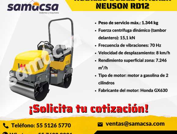 RODILLO DOBLE WACKER NEUSON en Ecatepec de Morelos (Municipio)