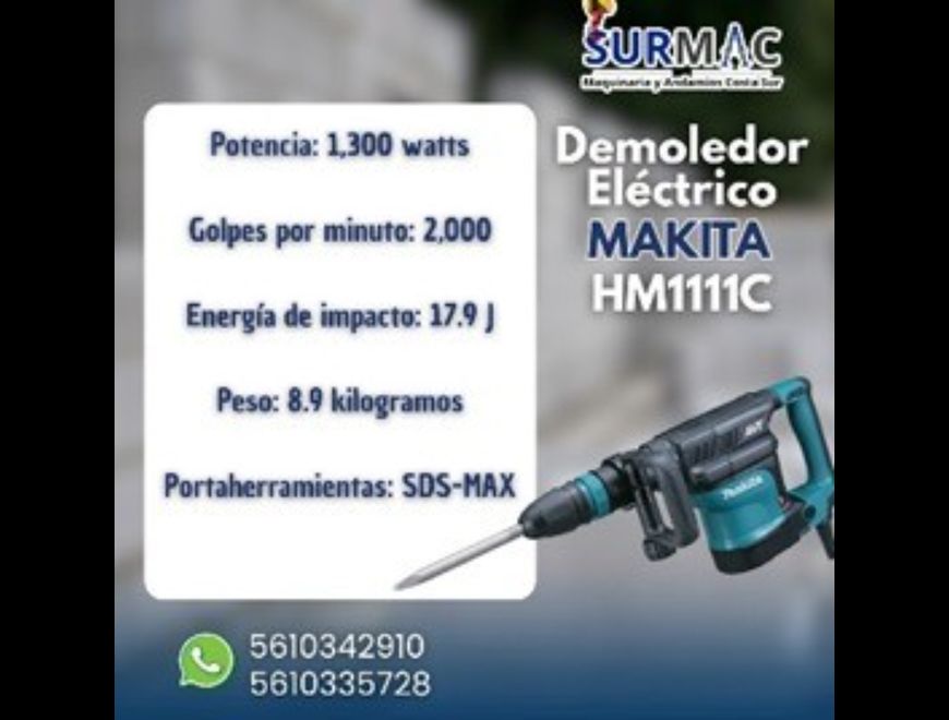 Demoledor Makita HM1111C
