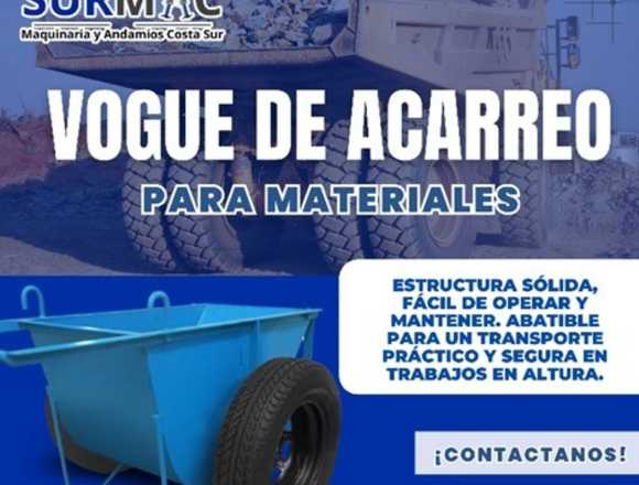 Vogue de Acarreo para Materiales (320 Lts) en Ecatepec de Morelos (Municipio)