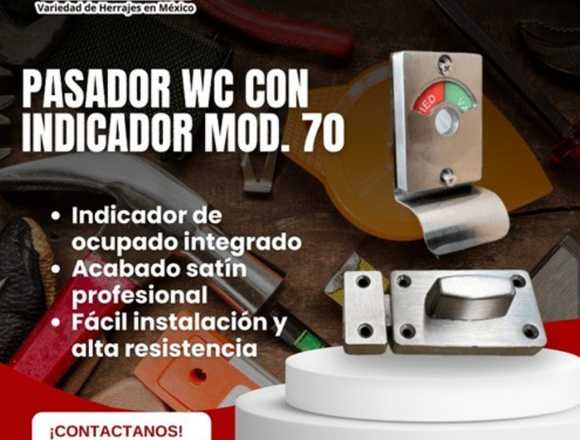 Pasador WC con Indicador Mod. 70
