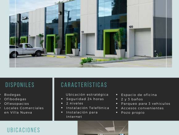 Bodegas Con Excelente Ubicación y Seguridad en Ciudad de Guatemala (Municipio)