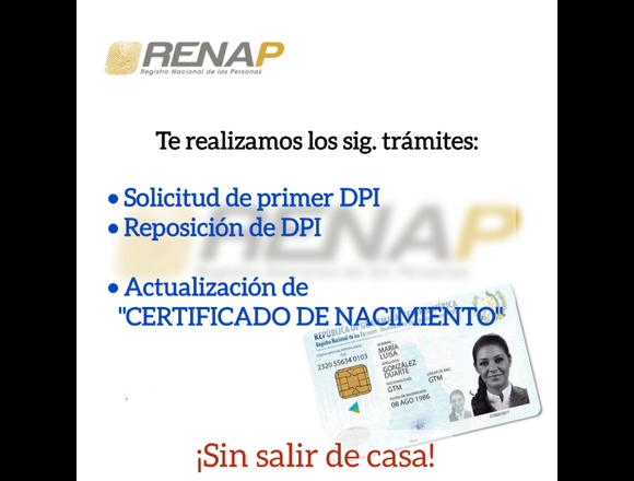 Trámites de NIT, DPI en Ciudad de Guatemala (Municipio)