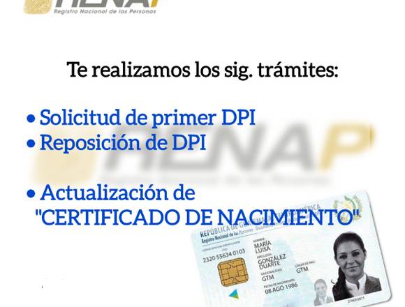 Trámites de NIT, DPI en Ciudad de Guatemala (Municipio)