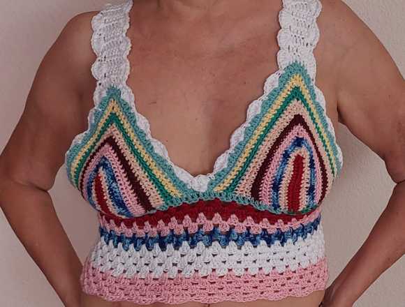 Top con Cuadro Grany