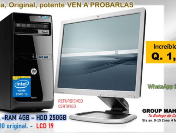 OFERTA de Computadoras de Escritorio en Mixco (Municipio)
