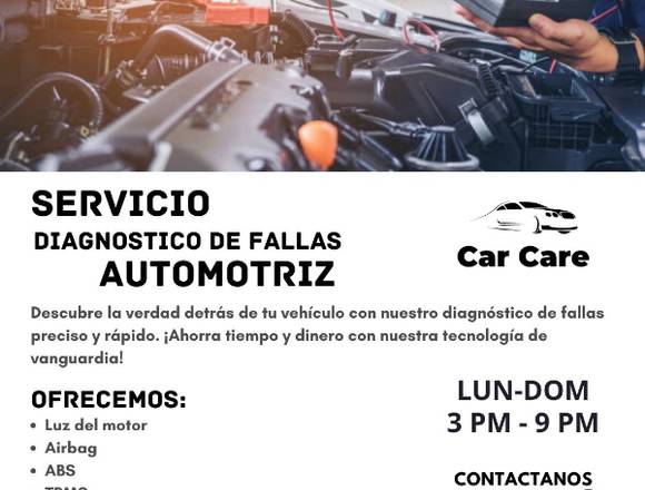 Diagnostico Automotriz con Scanner Profesionales