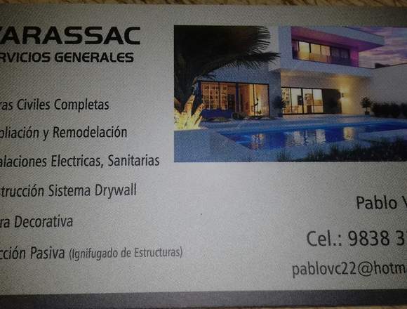 Servicios generales para la construccion en Lima (Lima 1) (Distrito)