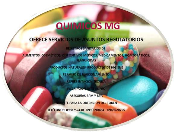 QUIMICOS MG, SERVICIOS DE ASUNTOS REGULATORIOS en Empalme (Cantón)