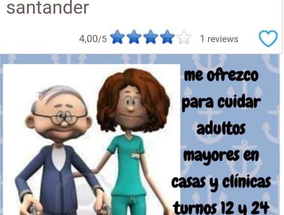 Cuidado de adultos mayores en Girón (Municipio)