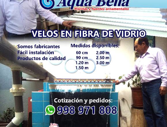 Cascadas y velos de agua para piscina. en Villa el Salvador (Lima 42) (Distrito)