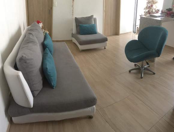 SALA VERONA SELECT COLOR TURQUESA CON POLTRONA en Bucaramanga (Municipio)