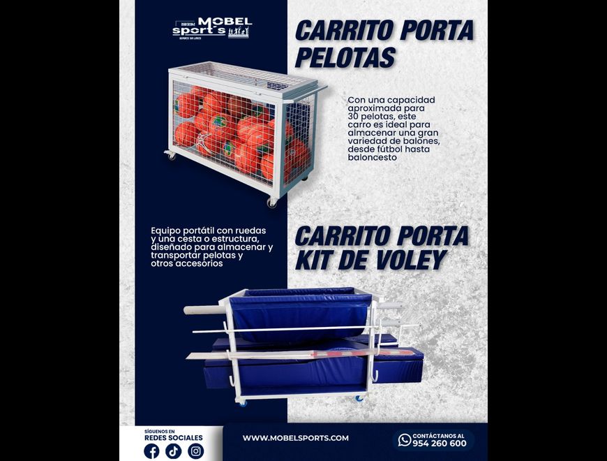porta pelotas de metal -mobel sports en Arequipa (Distrito)