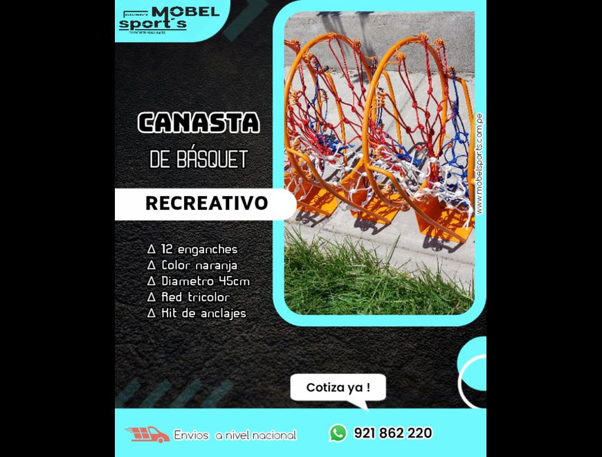 CANASTA DE BALONCESTO -MOBEL SPORTS en Lima (Lima 1) (Distrito)