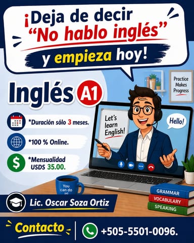 Deja de decir No hablo inglés y empieza hoy mismo en Managua (Municipio)