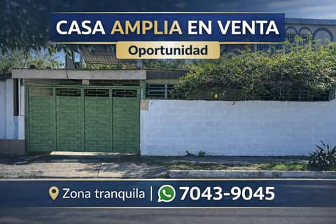 Linda casa en venta, amplia, excelente distribuicion, zona tranquila en Delgado (Municipio)