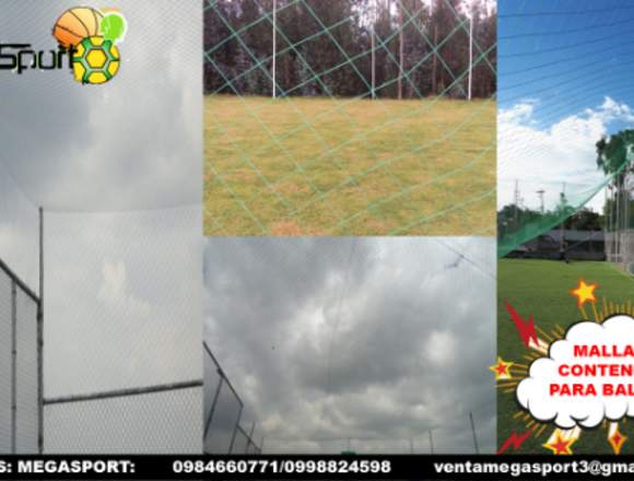 MALLAS DE CERRAMIENTO PARA CANCHAS DE FUTBOL