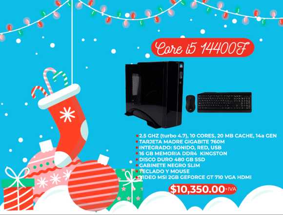 Computadora de escritorio i5 14400F
