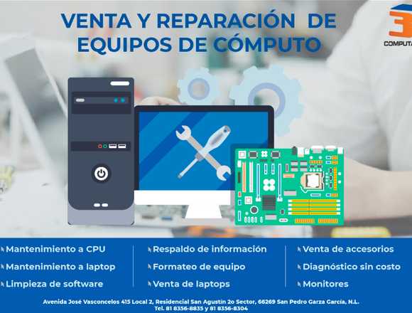 Servicio y venta de equipos de cómputo