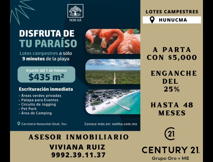 lotes campestres hunucma en Mérida (Municipio)