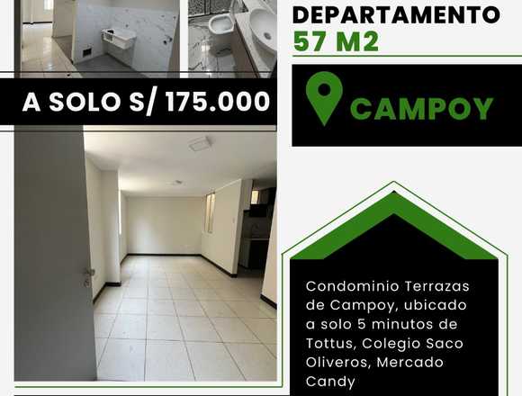 VENTA DE DEPARTAMENTO EN CAMOY SJL en San Juan de Lurigancho (Lima 36) (Distrito)